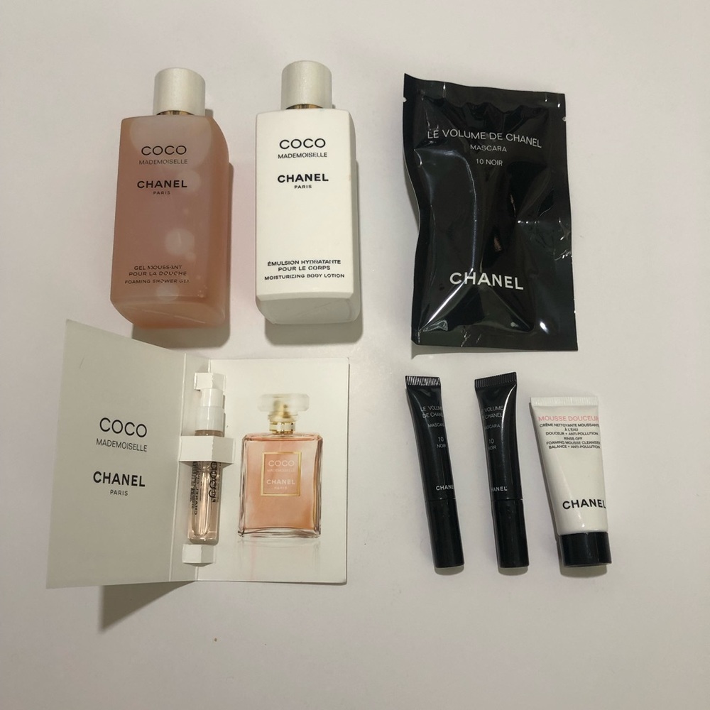 Chanel Coco Mademoiselle and Chanel samples